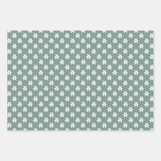 Daisy lieveheersbeestje en dambord inpakpapier vel (Voorkant 2)