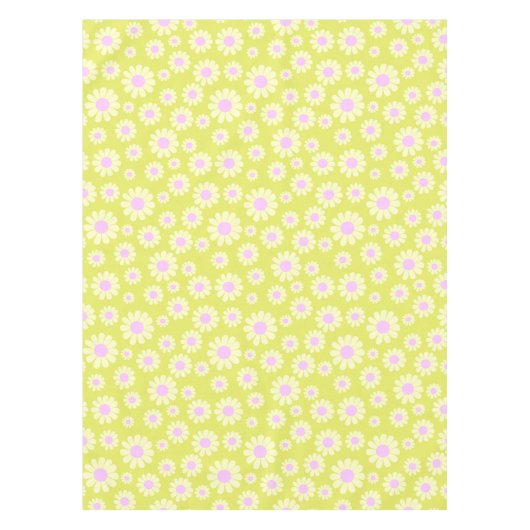 Daisy Limoen Yellow Tafelkleed (Voorkant)
