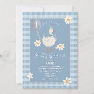 Daisy Little Gekke Goose Balloon Boy 3e verjaardag Kaart