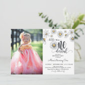Daisy Little Miss ONEderful Invitation avec photo  (Debout devant)