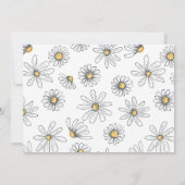 Daisy Little Miss ONEderful Invitation avec photo  (Dos)