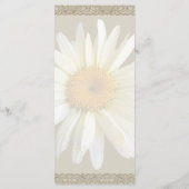 Daisy Looking Up Wedding Menu (Achterkant)