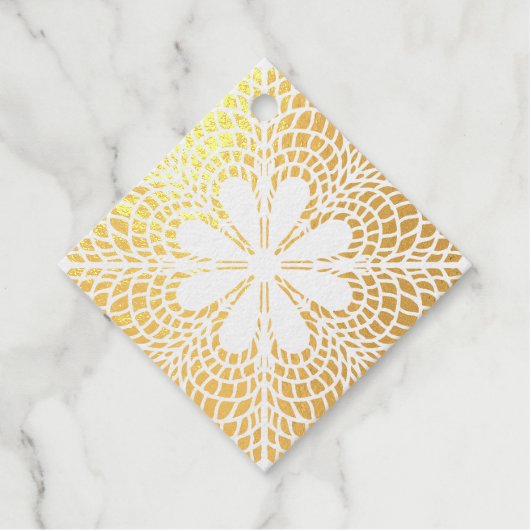 Daisy Mandala Bedankjes Labels (Voorkant)