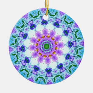 Daisy Mandala Keramisch Ornament