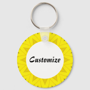 Daisy Mandala Sjabloon 02 Sleutelhanger