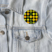 Daisy Mandalas Ronde Button 5,7 Cm (In situ)