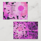 DAISY / MARGUERITE / MARGHERITA VISITEKAARTJE (Voorkant / Achterkant)