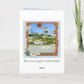 DAISY MEADOW ~ Kaart (Achterkant)