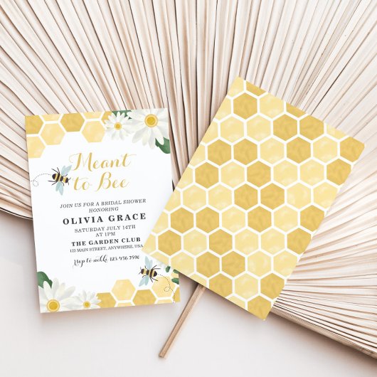 Daisy Meant to Bee bridal douitation Kaart