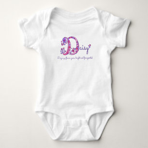 Daisy meisjes naam & betekenis D monogram shirt