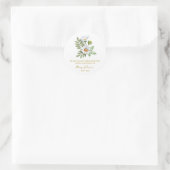 Daisy Memorial Funeral Seed Packet Ronde Sticker (Tas)