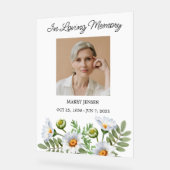 Daisy Memorial Photo Funeral (Angle)