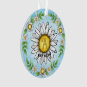 Daisy Monogram Ornament (voorkant)