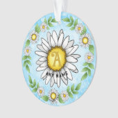 Daisy Monogram Ornament (voorkant)