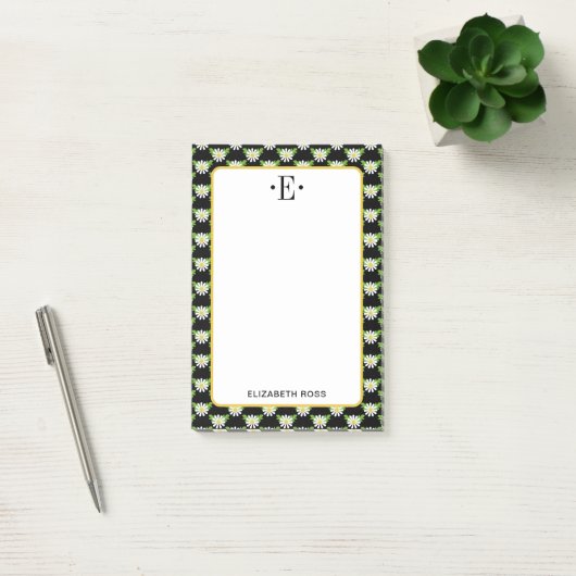 Daisy Monogram Post-it® Notes (Kantoor)