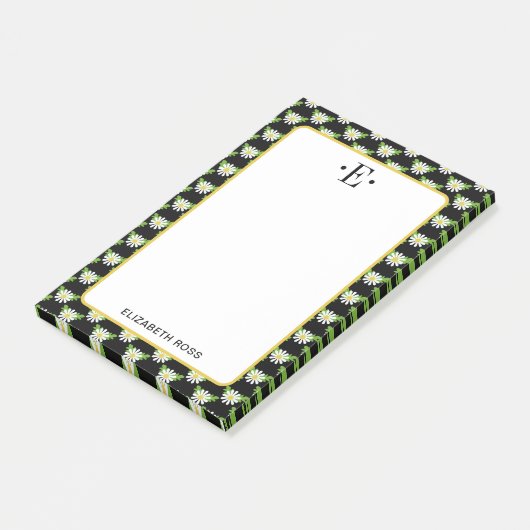 Daisy Monogram Post-it® Notes (Schuin)