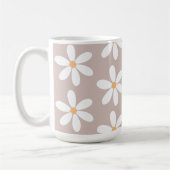 Daisy mug, Retro Flower Mug (Gauche)