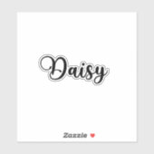 Daisy Name - Handgeschreven kalligrafie Sticker (Vel)