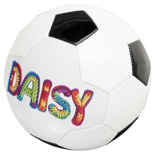 Daisy Name in Vibrant Crochet Motif (3/4)