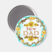 Daisy New Dad Magneet (Voorkant / Achterkant)