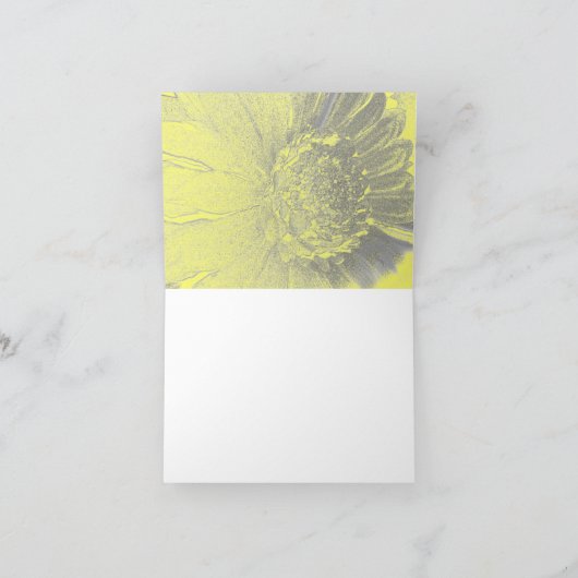 Daisy Note Card Kaart (Binnen)
