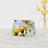 Daisy Notecard Kaart (Gele Bloem)