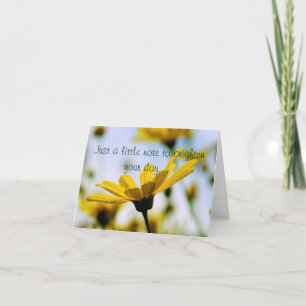 Daisy Notecard Kaart