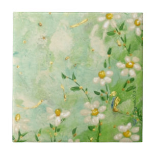 Daisy onderzetter tegeltje