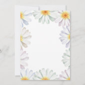 Daisy One 1e 2e 3e 4e 5e Bloemverjaardag Kaart (Achterkant)