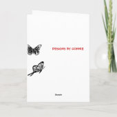 Daisy, onthoud...., Als het leven je naar beneden  Kaart (Achterkant)