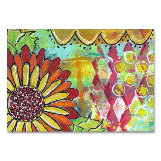 Daisy Originele Kunst Kaart (Voorkant)