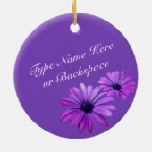 Daisy Ornament Flower Kerstdecoration (Achterkant)