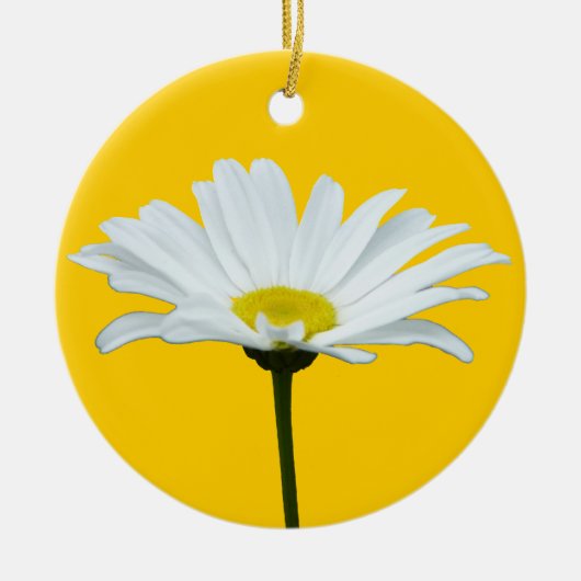 Daisy Ornament Flower Kerstdecoration (Voorkant)