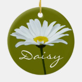 Daisy Ornament Flowers kerstdecoratie (Achterkant)