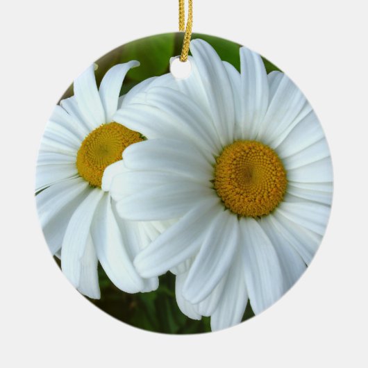 Daisy Ornament Flowers kerstdecoratie (Voorkant)