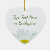 Daisy Ornament Persoonlijke kerstdecoratie (Achterkant)