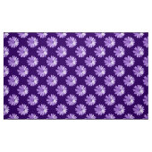 Daisy Pattern - Deep Paars Stof (Fat Quarter)