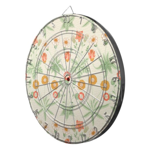 Daisy Pattern (door William Morris) Dartbord (Voorkant Rechts)