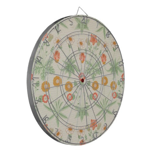 Daisy Pattern (door William Morris) Dartbord (Voorkant Links)
