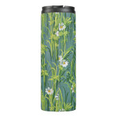 Daisy Pattern, groen patroon, Thermosbeker (Achterkant)