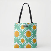 Daisy Pattern oversize Draagtas (Voorkant)