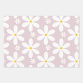 Daisy Pattern (PInk) Inpakpapier Vel (Voorkant 2)