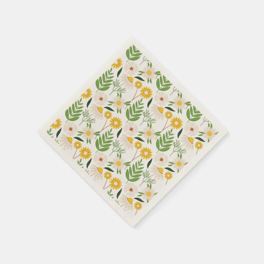 Daisy Pattern Servet (Hoek)