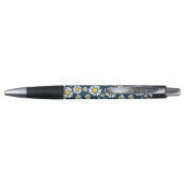 Daisy Pattern, Witte Daisies, Jouw naam Pen (Achterkant)