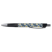 Daisy Pattern, Witte Daisies, Jouw naam Pen (Bodem)