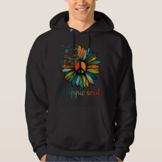 Daisy Peace Sign Hippie Soul Flower Lovers Gifts Hoodie