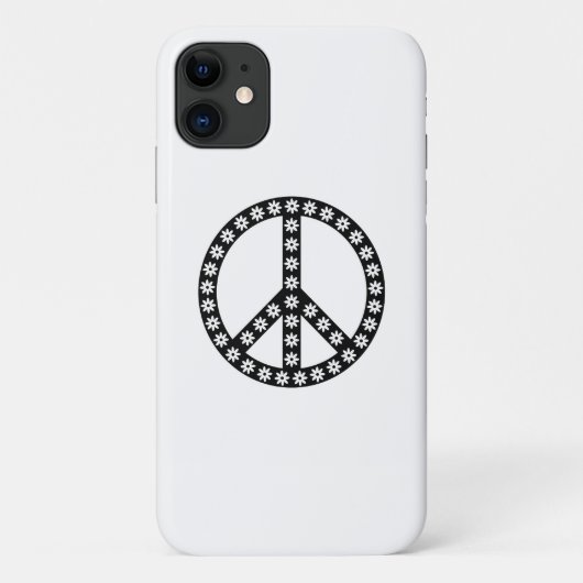 Daisy Peace Symbol Case-Mate iPhone Case (Achterkant)