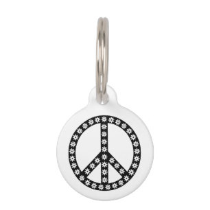 Daisy Peace Symbol Huisdierpenning