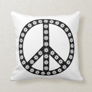 Daisy Peace Symbol Kussen