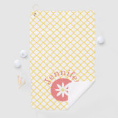  Daisy Personalized Golf Towel Golfhanddoek (Insitu)